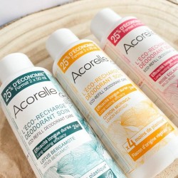 Éco-Recharge Déodorant BIO Certifiée Lotus Bergamote - 100ML | Acorelle