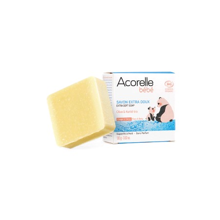 Savon Doux Bébé BIO 100g |Acorelle